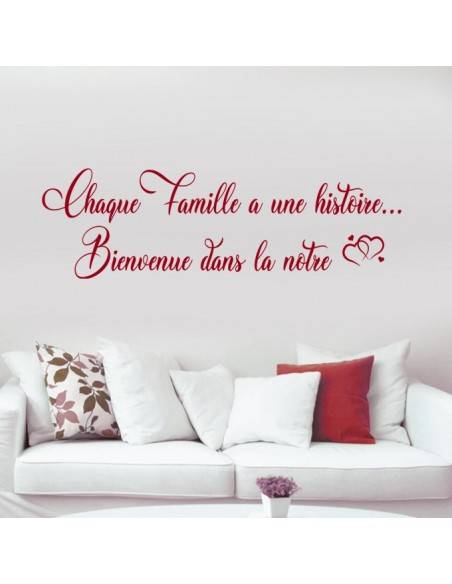 Sticker chaque famille a une histoire