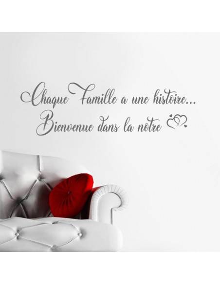 Sticker chaque famille a une histoire