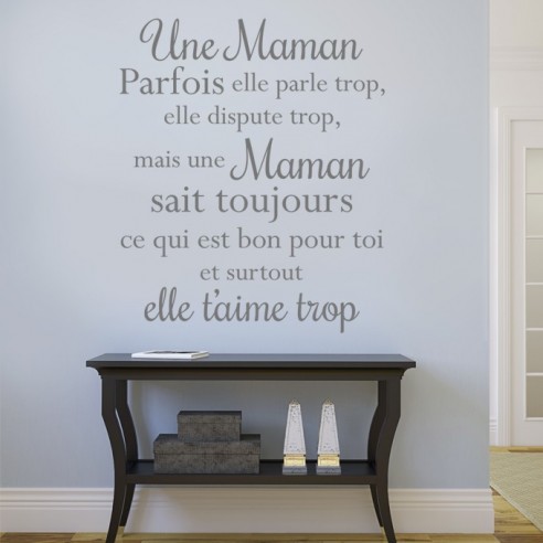 Sticker une maman parfois