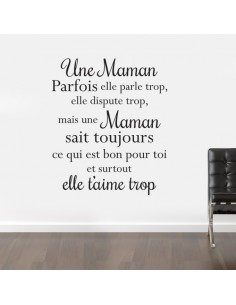 Sticker une maman parfois