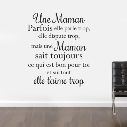 Sticker une maman parfois