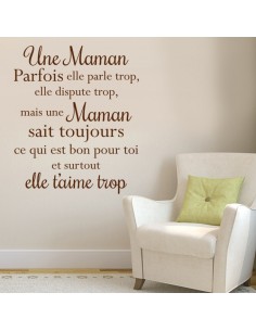 Sticker une maman parfois 2