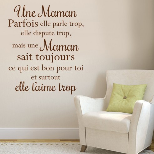 Sticker une maman parfois