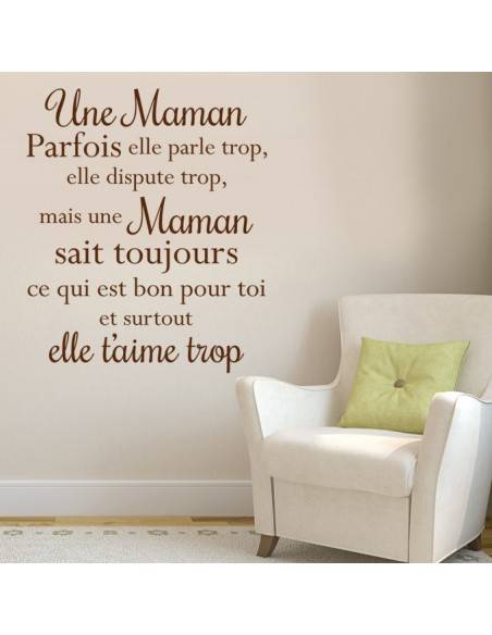Sticker une maman parfois