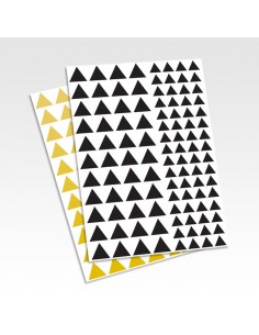 Planche stickers triangles