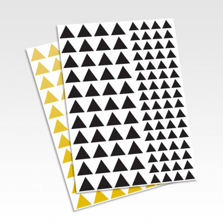Planche stickers triangles