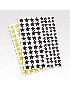 Planche stickers étoiles