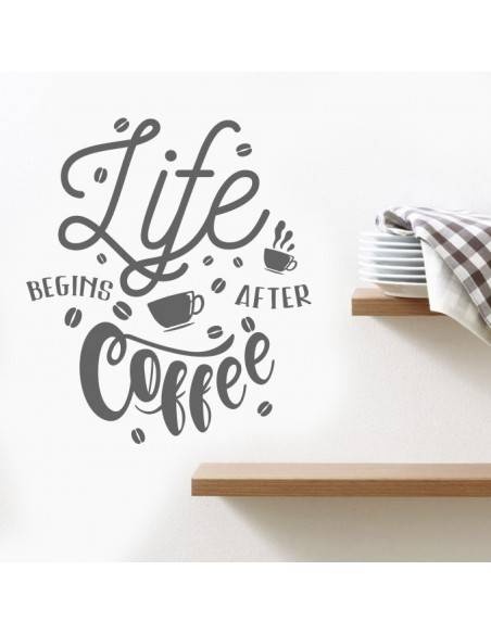 Sticker déco cuisine coffee