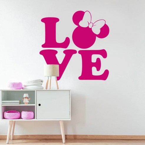 Sticker love Minnie