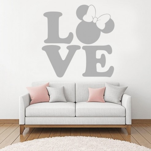Sticker love Minnie