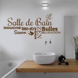 Sticker déco salle de bain
