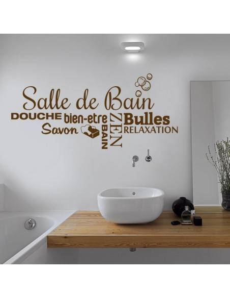 Sticker déco salle de bain
