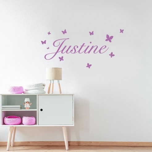 Stickers Papillon chambre fille