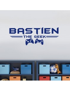 Stickers gamer personnalisé 2