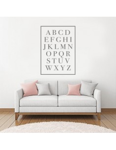 Sticker alphabet encadré 2