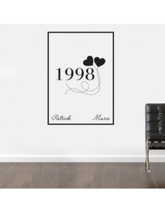 Sticker date de rencontre amoureuse encadré 2