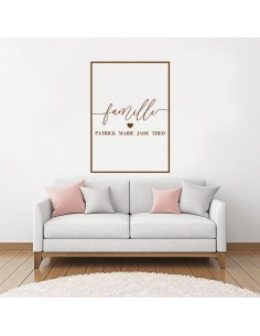 Sticker prénoms membres de la famille 2