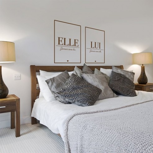 Sticker couple elle et lui