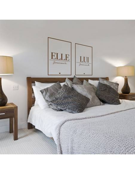 Sticker couple elle et lui