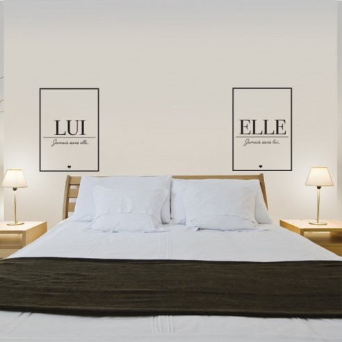 Sticker couple elle et lui