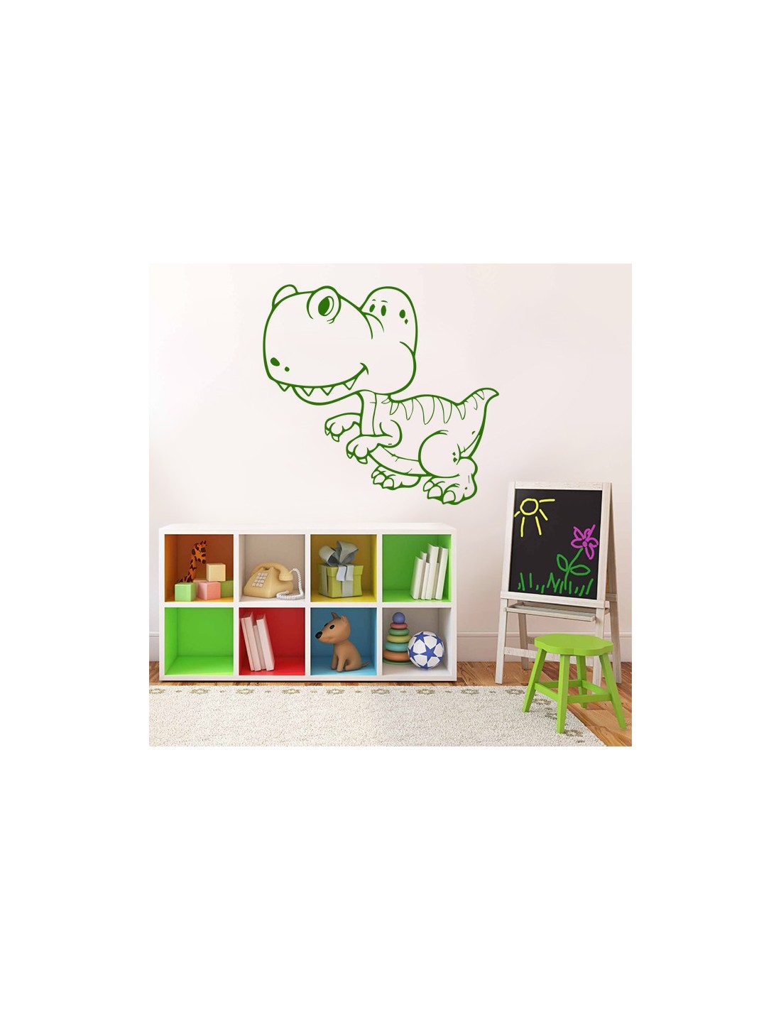 Sticker enfant dinosaure - OBJETS DECORATION/Stickers - inexmob
