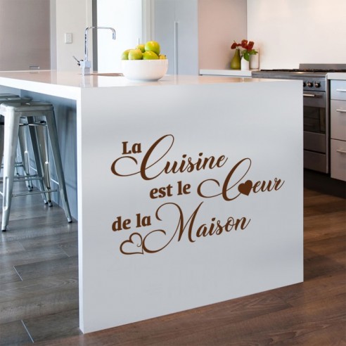Sticker la cuisine est le coeur de la maison