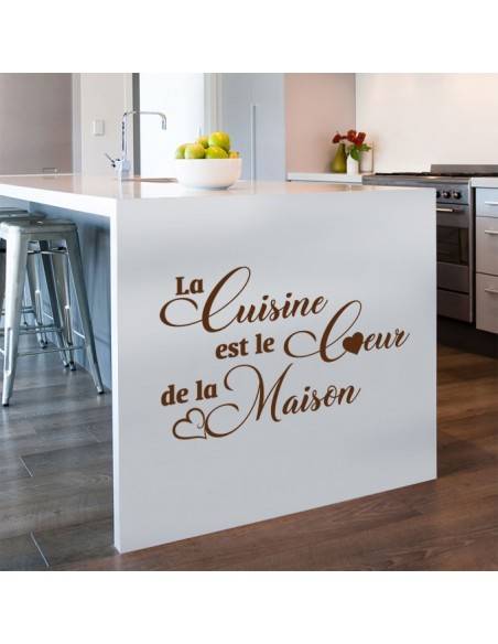 Sticker la cuisine est le coeur de la maison
