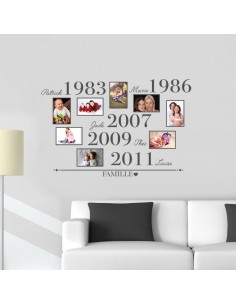 Sticker cadres photos personnalisé 2