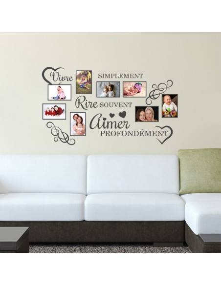 Sticker cadres photos citation