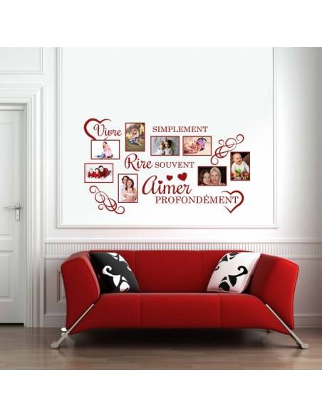 Sticker cadres photos citation