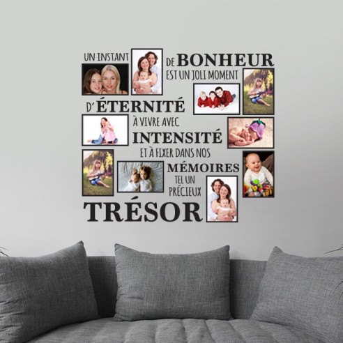 Sticker cadres photos un instant de bonheur