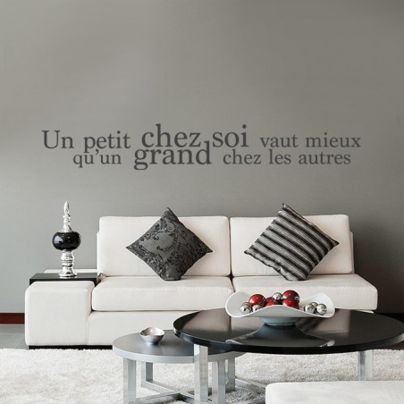 sticker Un petit chez soi