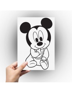 Sticker bébé Mickey