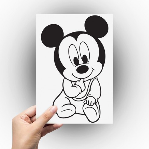 Sticker bébé Mickey
