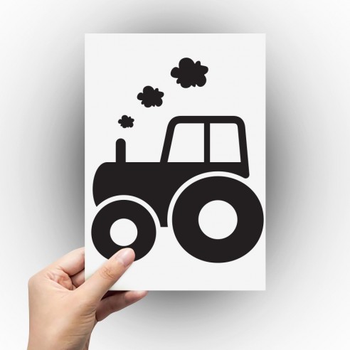 Sticker tracteur agricole