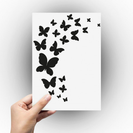 Sticker envole de papillon