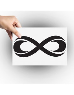 Sticker signe infini