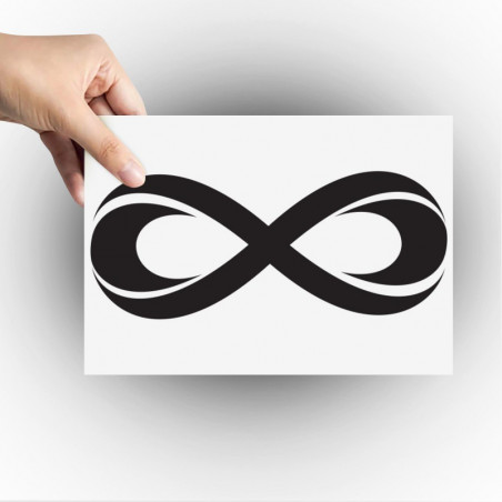 Sticker signe infini