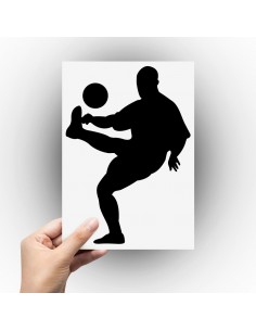 Sticker joueur de foot