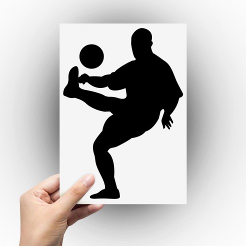 Sticker joueur de foot