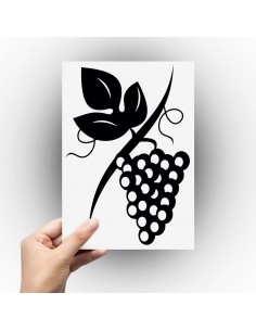 Sticker grappe de raison