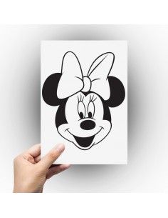 Sticker tête de Minnie