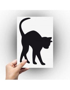 Sticker chat dos rond