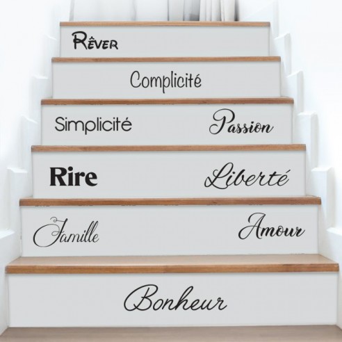 Kit stickers mots contremarches