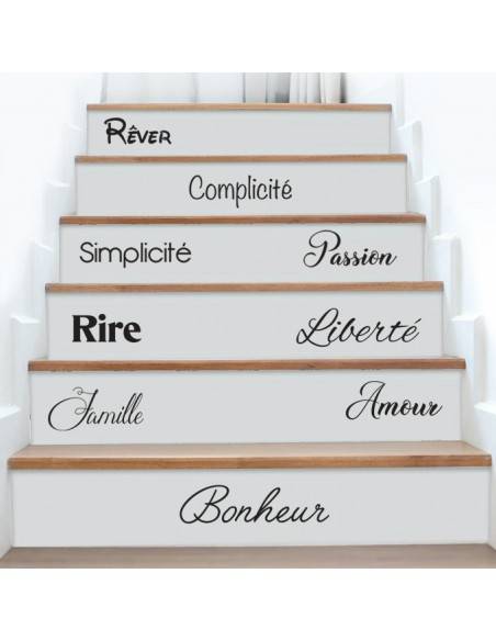 Kit stickers mots contremarches