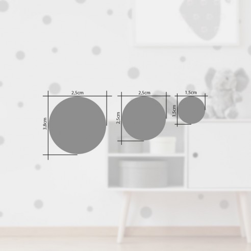 Kit 166 stickers ronds