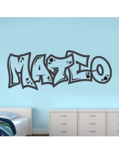 Sticker graffiti prénom 2