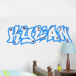 Sticker graffiti prénom
