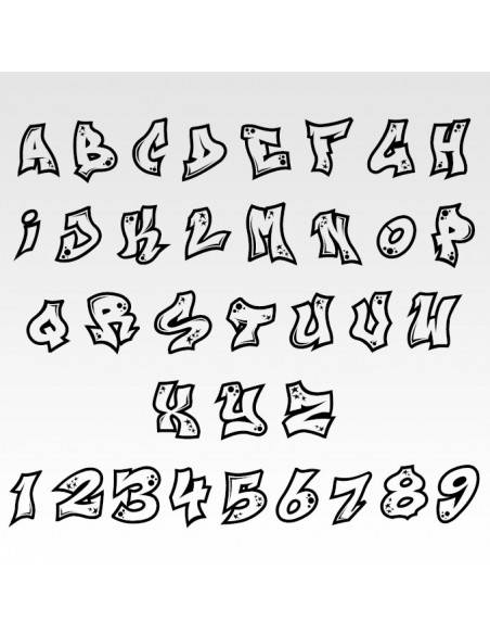 Sticker graffiti prénom