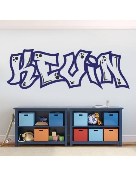 Sticker graffiti prénom